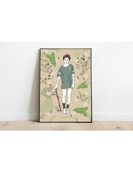 Affiche Frida skate