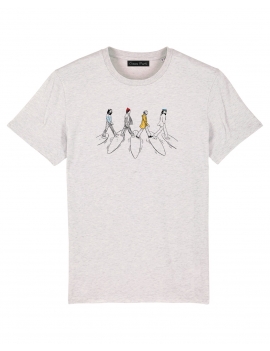 t-shirt tee homme beatles abbey road musique