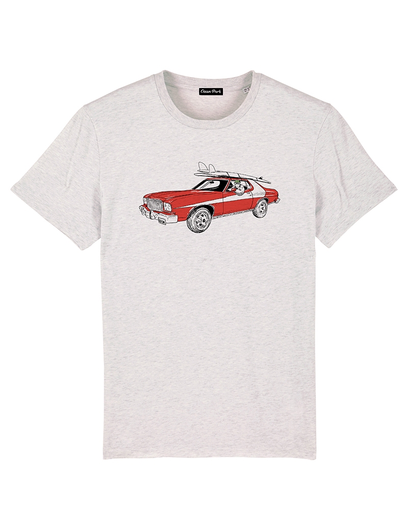 T-shirt homme tee serie TV voiture starsky et hutch