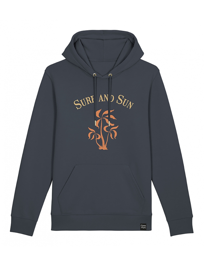 Sweat-Shirt Homme - Surf and Sun - Gris bleu