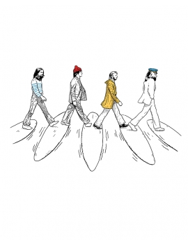 T-shirt SURF ROAD