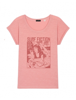 T-shirt Surf Fiction rose