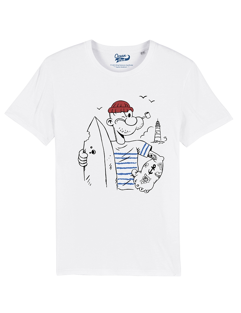 T-shirt homme surf popeye surfer