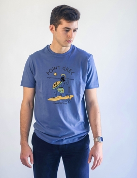 T-shirt Point Grec