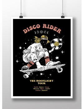 Affiche Disco Rider