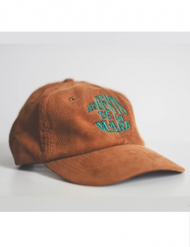 Casquette velour camel