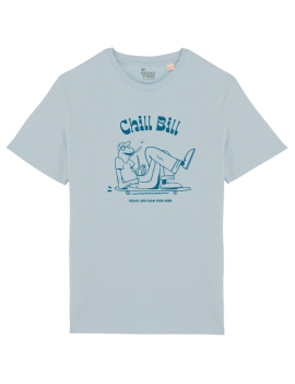 T-shirt Chill Bill homme bleu