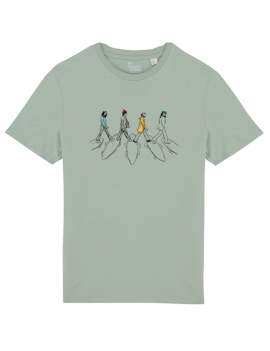 T-shirt SURF ROAD vert Aloé