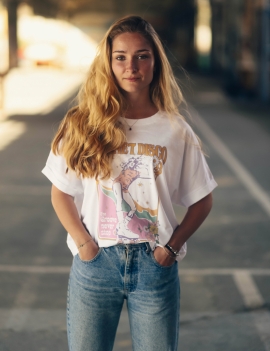 T-Shirt femme Disco Roller