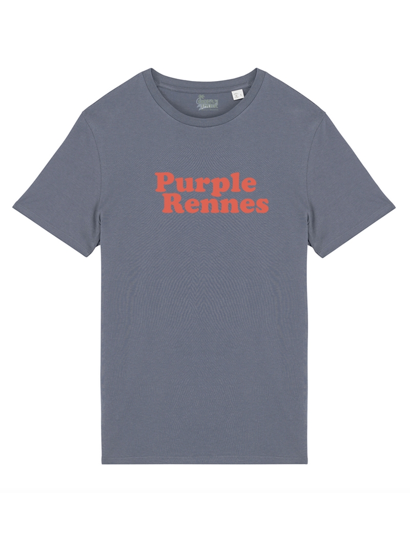 T-shirt Purple Rennes Bleu gris homme