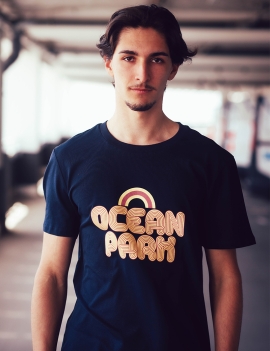 T-shirt  logo Ocean Park Navy