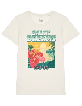 T-shirt Salty Dream ivoire femme