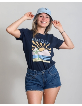 T-shirt Sun Club Navy femme