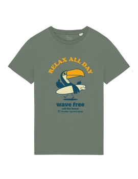 T-shirt Toucan Vert homme