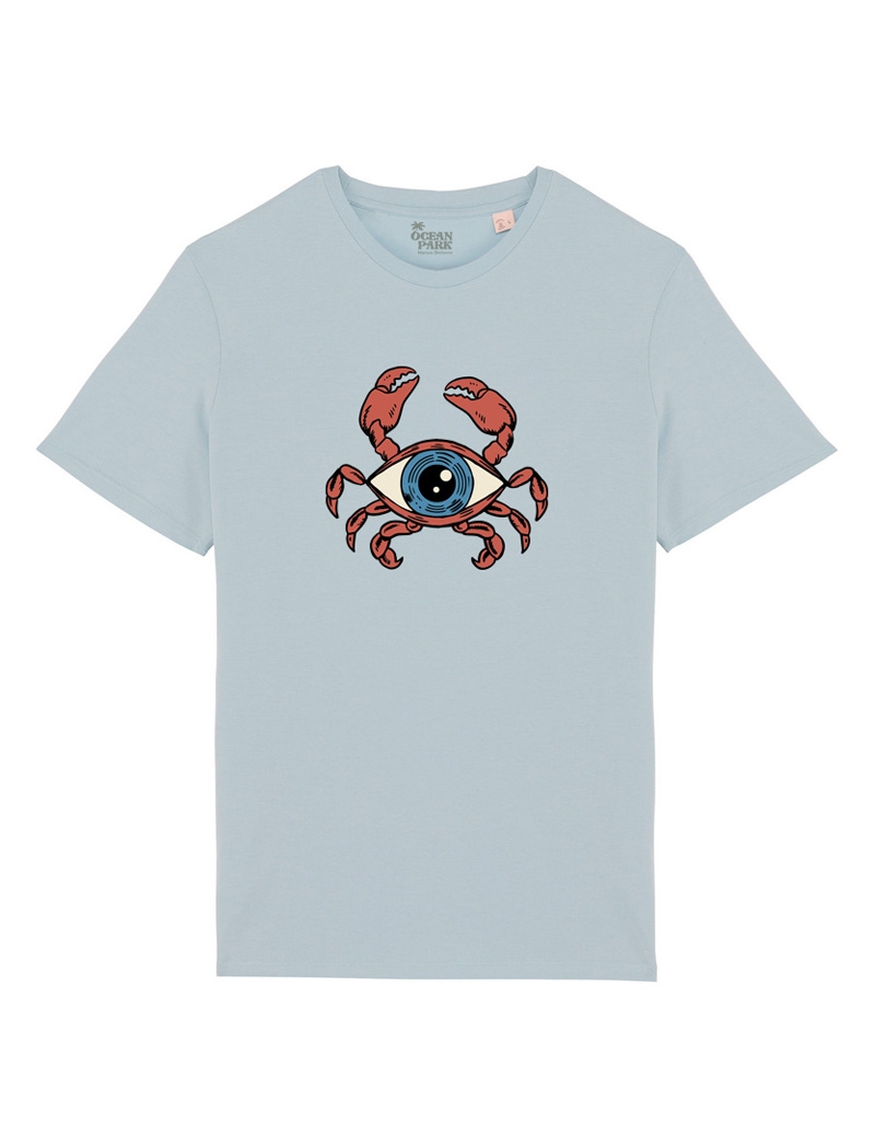 T-shirt Crabe Bleu clair homme