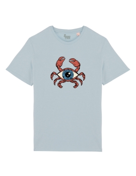 T-shirt Crabe Bleu clair homme