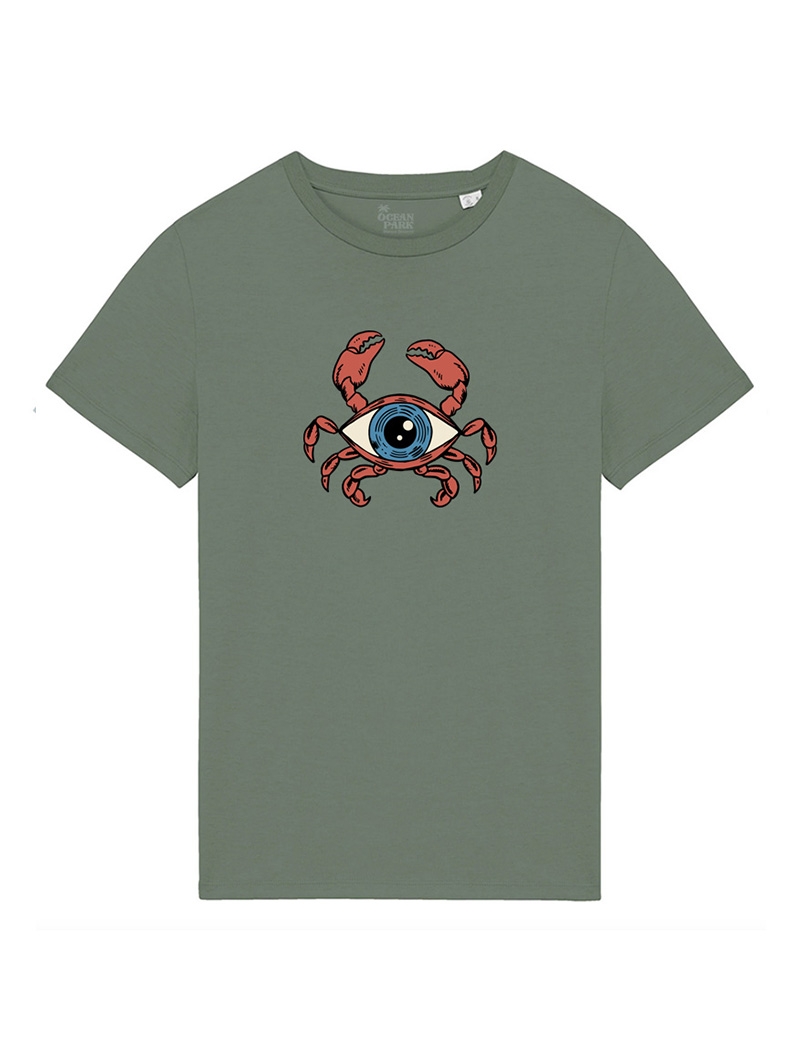 T-shirt Crabe Vert homme