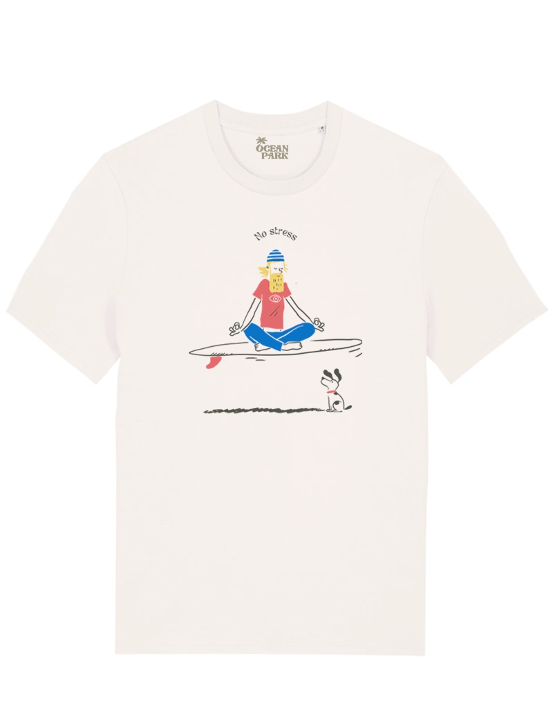 T-shirt No Stress Beige homme