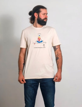 T-shirt No Stress Beige homme