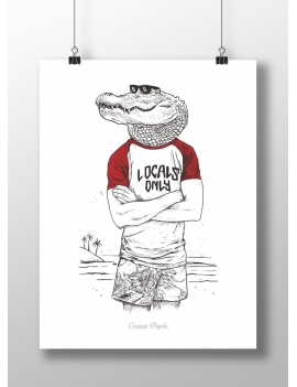 Affiche Croco