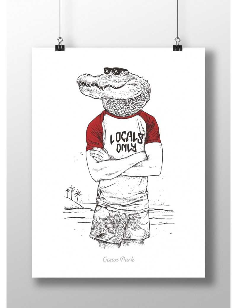 Affiche Croco